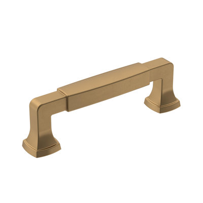 Stature 3-3/4 inch (96mm) Center-to-Center Champagne Bronze Cabinet Pull