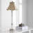 Rehm Glass and Resin Standard Table Lamp