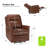 Rueda Genuine Leather Power Recliner with USB Port -84444145