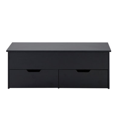 Lift-Top Coffee Table With Storage Center Tables Hidden Compartment & 2 Drawers, Center Sofa Tea Table, Sofa Table For Living Room -  Latitude Run®, A749EB7C7C2F4C66AEE488D84327FC7A