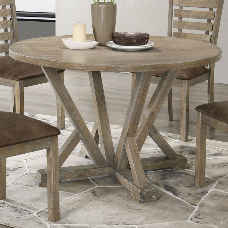 Table de salle à manger ronde Modern Farmhouse