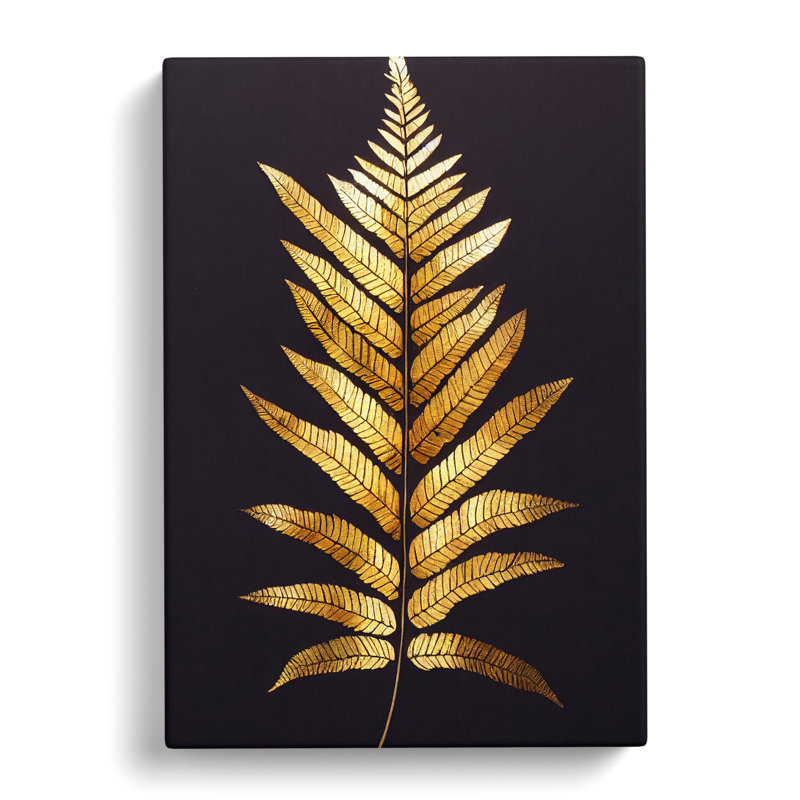 Heilgard Fern Leaf Classic Vol.2 - Wrapped Canvas Graphic Art, 50cm H x 35cm W x 3cm D