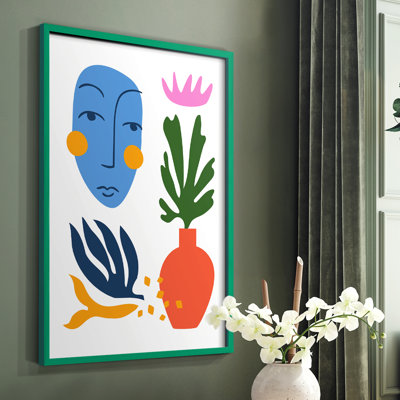 Matisse CDXLV III, reproduction d'art encadrée - bois massif