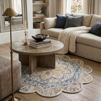 Dickie Hand Tufted Wool Indoor Rug