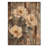 Peonies By The Barn Door III - Peonies Wood Wall Art - On Natural Pine Wood-1598777863