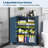 Floor Storage Cabinet Modern Storage Organizer with Adjustable Shelves &2 Doors-1777896544