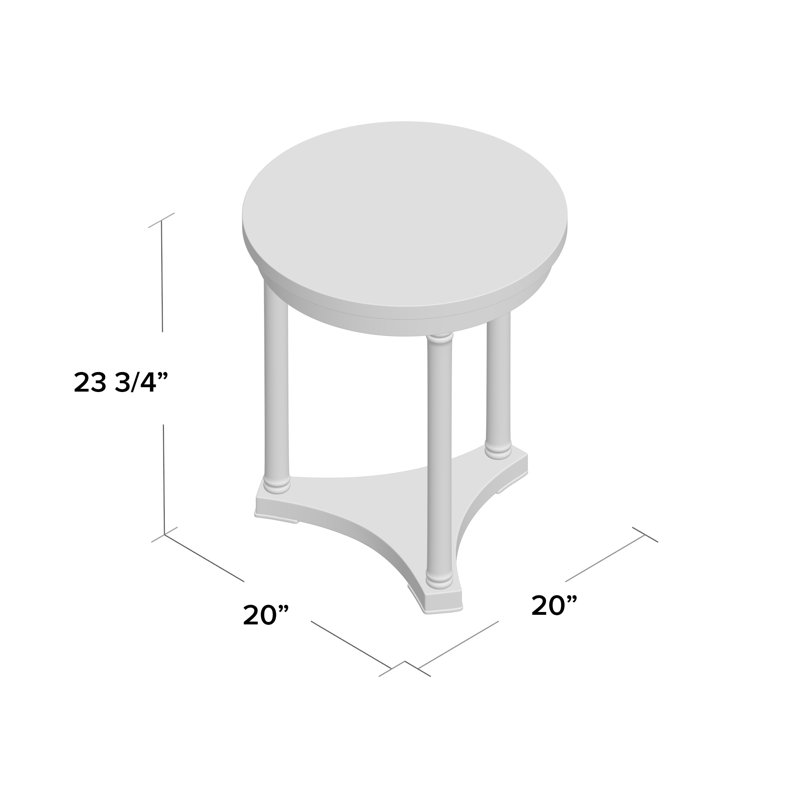 Table de bout en bois massif groleau, Sac