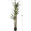 Plante artificielle transitionnelle en pot