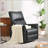 Modern Rocker Recliner Chair with 360° Swivel and Multiple Functions for Ultimate Comfort and Versatility-1457999285