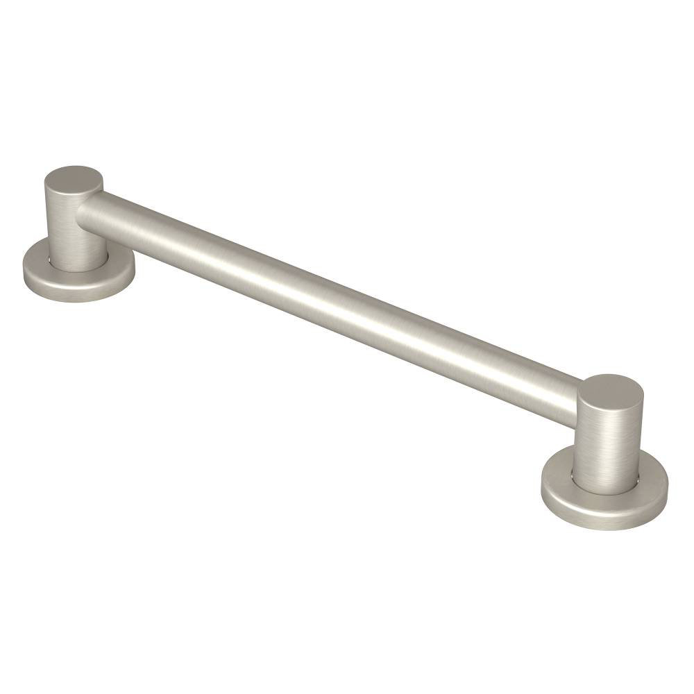 Align Grab Bar, 1.25" H x 12" W x 1.25" D, Brushed Nickel
