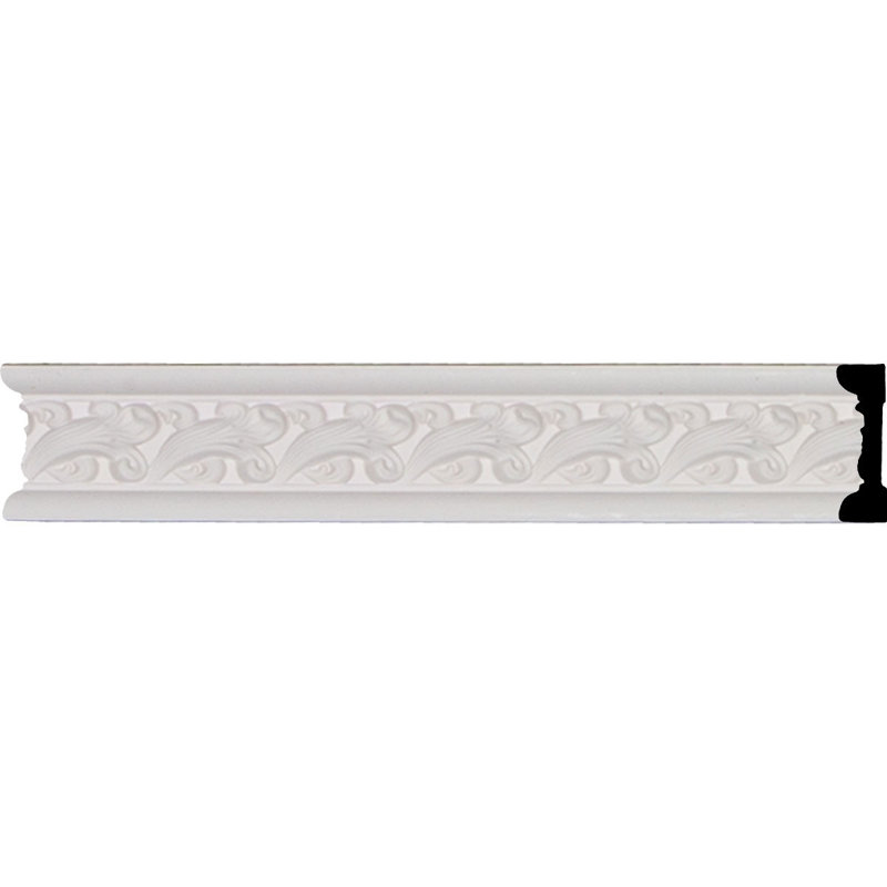 Kinsley White Polyurethane Decorative Chair Rail Moulding