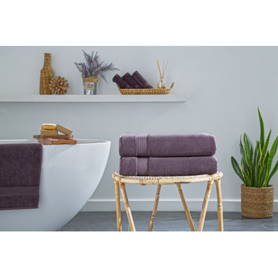 Ozdilek 2-Piece Bath Towels, 30x60 550GSM– 30x60 Inches, 100% Turkish Cotton, Luxury Quick Dry, Extra Large, Fade-Resistant, Eco-Friendly, Lightweight, Spa Towel, Cotton Towel