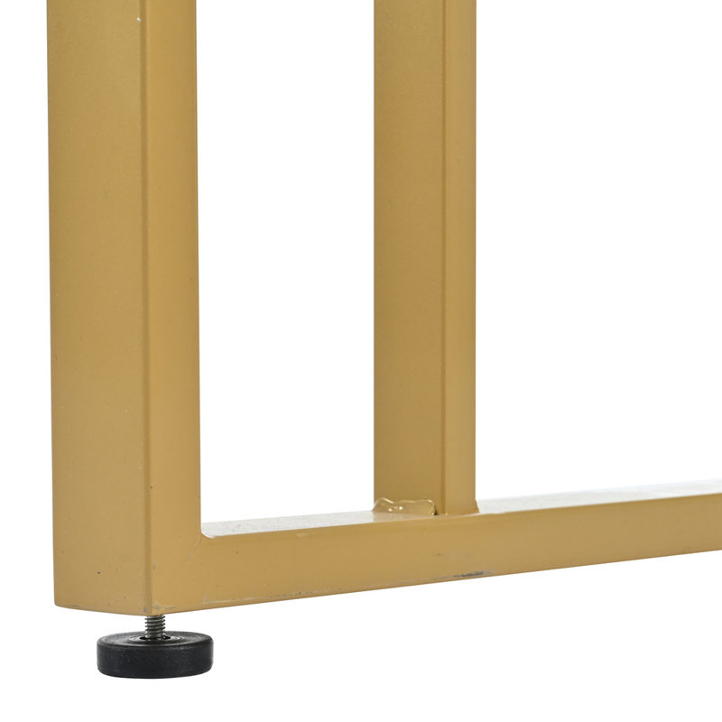Melyna Rectangular Dining Table, Gold