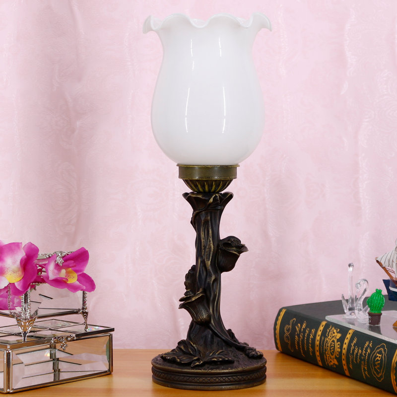Aavyan Resin And Metal Desk Lamp