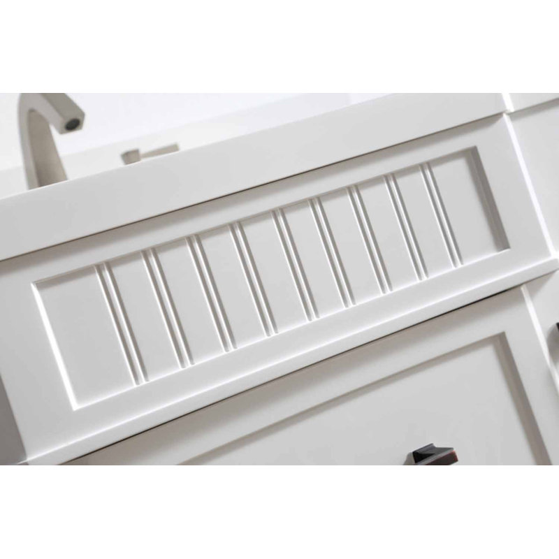 Ensemble de meuble-lavabo simple 33 po Yousef, Blanc