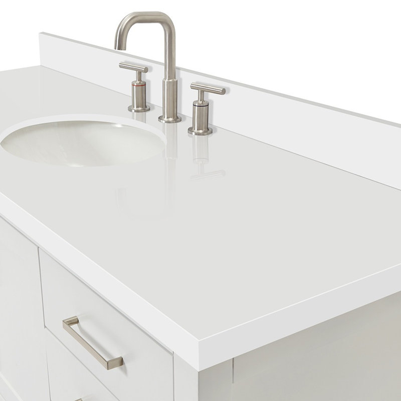 Magnolia Bath Vanity Oval Basin S061SWQ, White