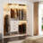 Nakada 19'' - 59" W Small Closet System with Drawers-583308188