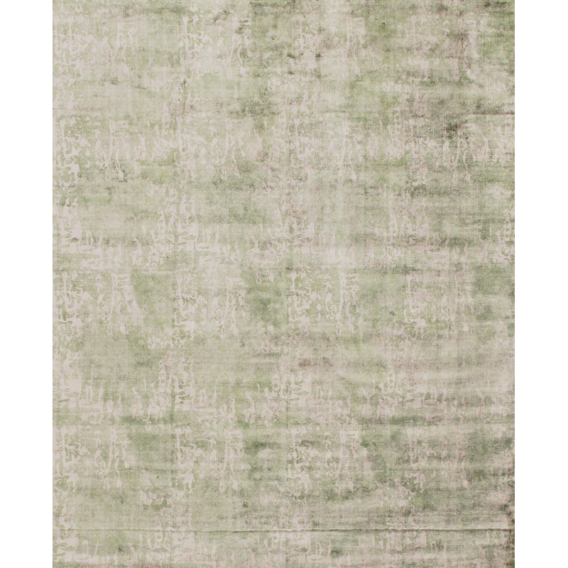 Tapis vert clair Sarah-Rose 10 po x 14 po