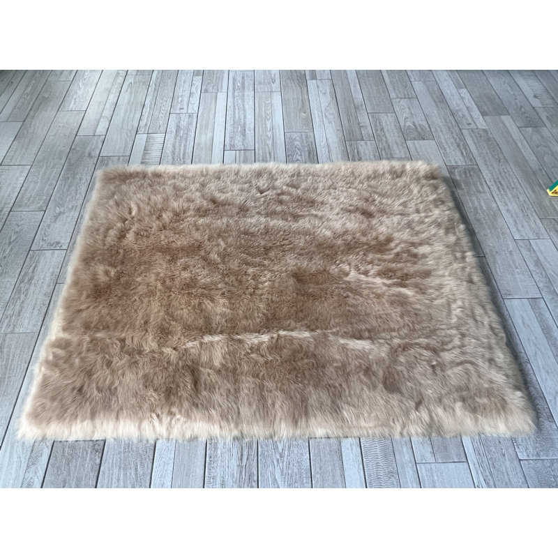 Mar Vista Faux Sheepskin Indoor Rug, Rectangle 12' x 14'