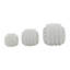 Neutral Modern 3 Piece Kimani Knotted Square Sculpture Set