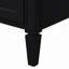 Meuble-lavabo de 30 pouces avec lavabo en céramique, rangement à 3 tiroirs noir, armoire moderne en bois massif pour la maison