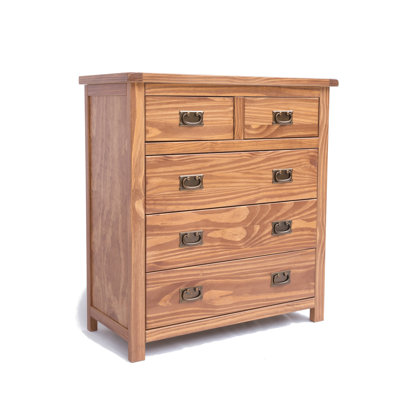 Enriquez 90 cm W Chest of 5 Drawers