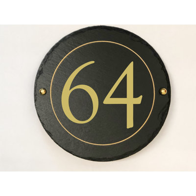 Easingwold 24cm H Stone House Number