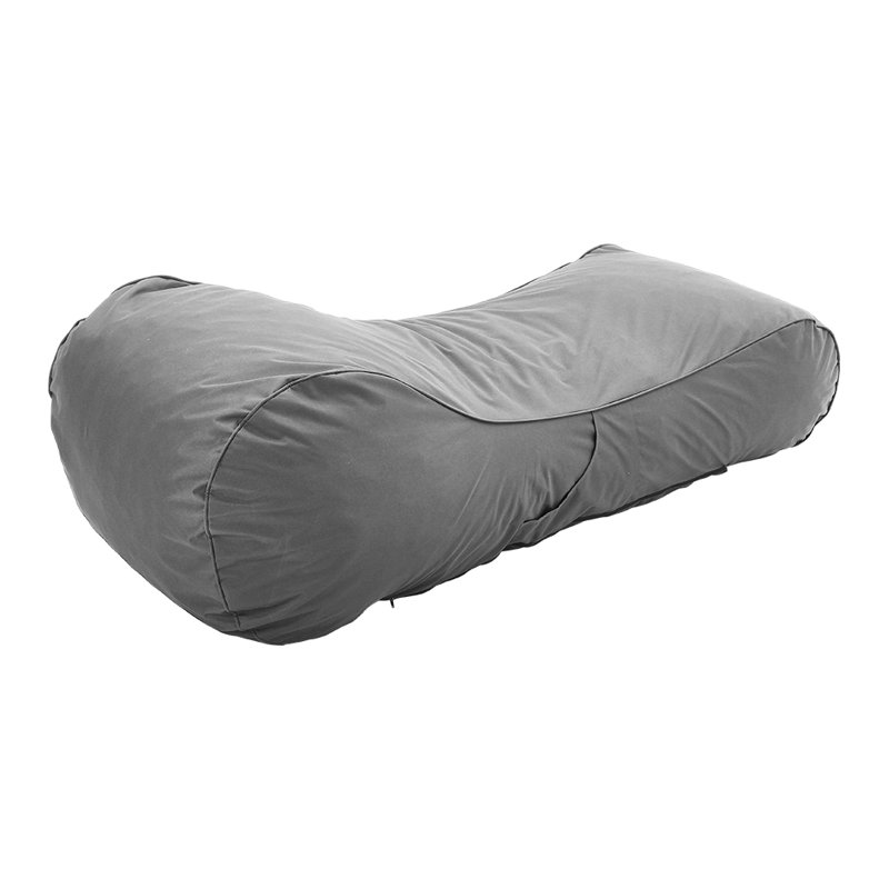 Polyester Refillable Bean Bag Lounger, Dark Grey, 65cm H x 180cm W x 80cm D