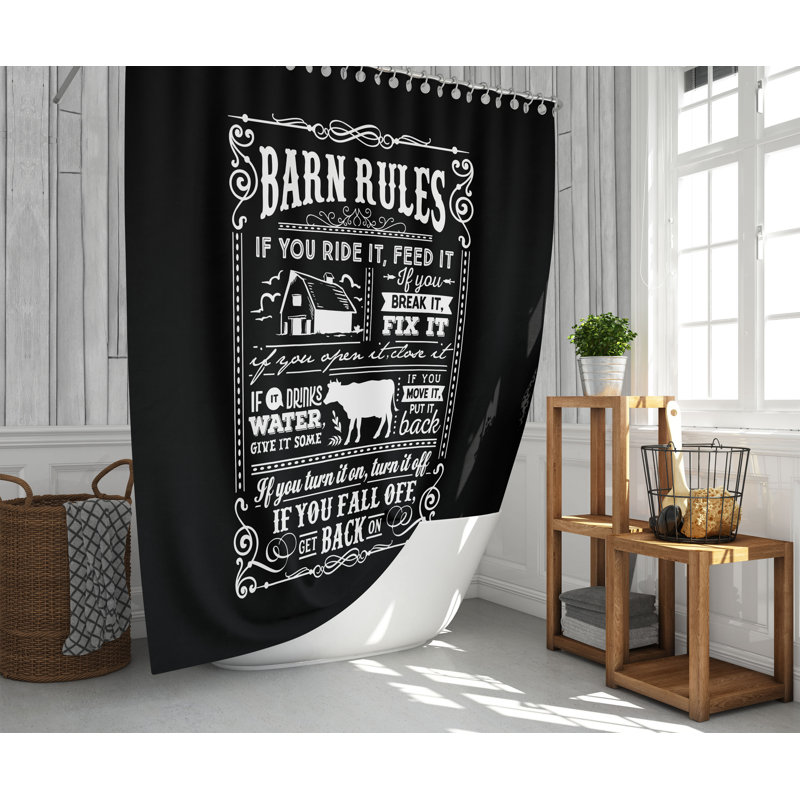 Grissel Shower Curtain, 90" H x 71" W