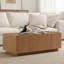 Table basse moderne Mid-Century avec tiroirs de rangement cachés