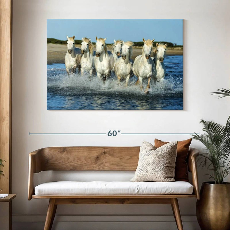Brampt 7 Horses, 32" H x 48" W