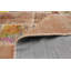 Tapis unique en laine noué à la main style Kosak des années 2010 de 5 pi 4 po x 7 pi 10 po beige / rouge / vert Kallea