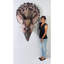 Trophée mural tricératops de dinosaure géant