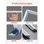 Ensemble de 12 moulures murales, ensemble de panneaux de lambris 20 x 20 po, polystyrène léger à peindre, facile à installer, garniture murale imperméable pour décor intérieur de salon, chambre à coucher, maison, blanc