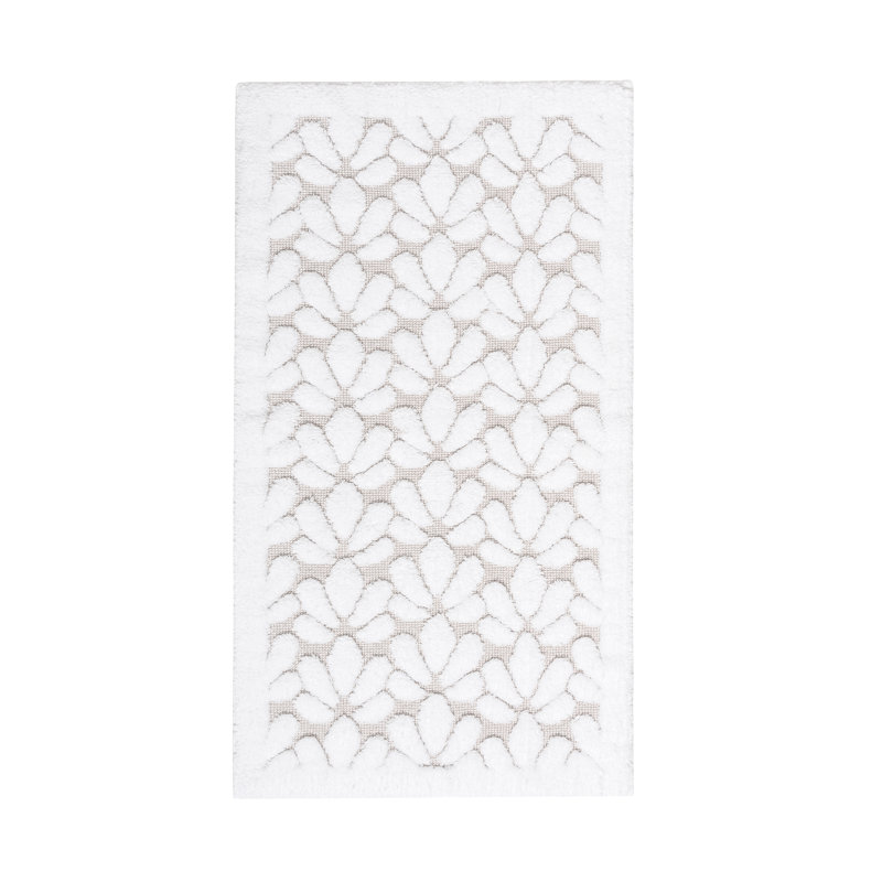 Grace Floral Bath Rug, 20" W x 31" L