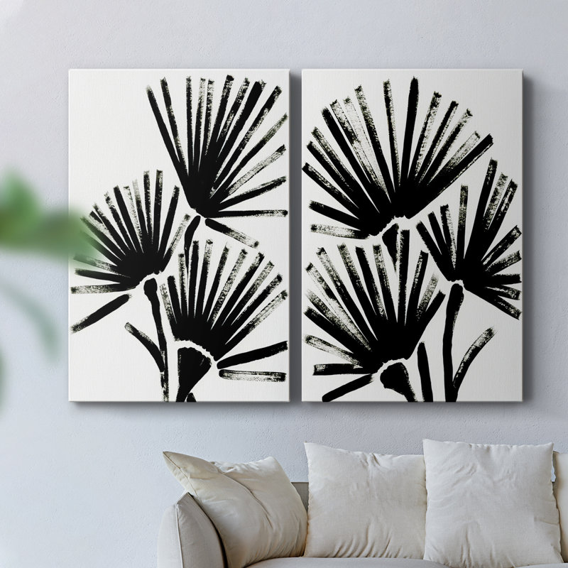 Fan Brush I-Premium Gallery Wrapped Canvas -Ready to Hang