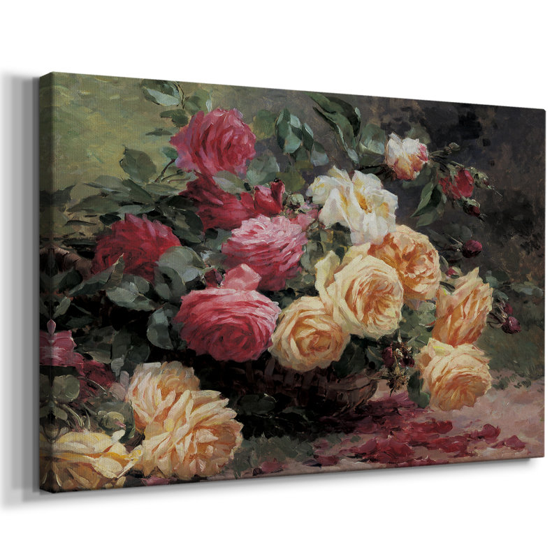 Roses revisités - Cavas enveloppés de galerie, 18 x 27