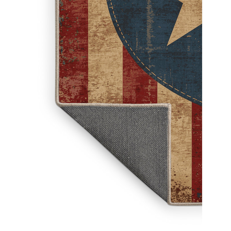 Tapis moelleux moelleux à motif abstrait moderne et contemporain Farner, 3 X 5
