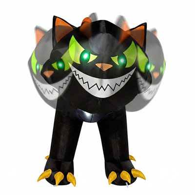 7Ft Moving Cat Inflatable Halloween Decor