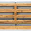 Causeuse d'extérieur en bois d'acacia avec coussins