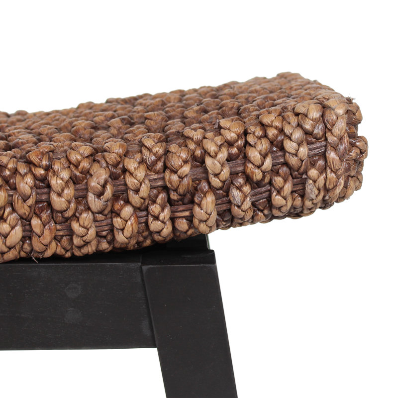 Banc en osier tissé Kroh