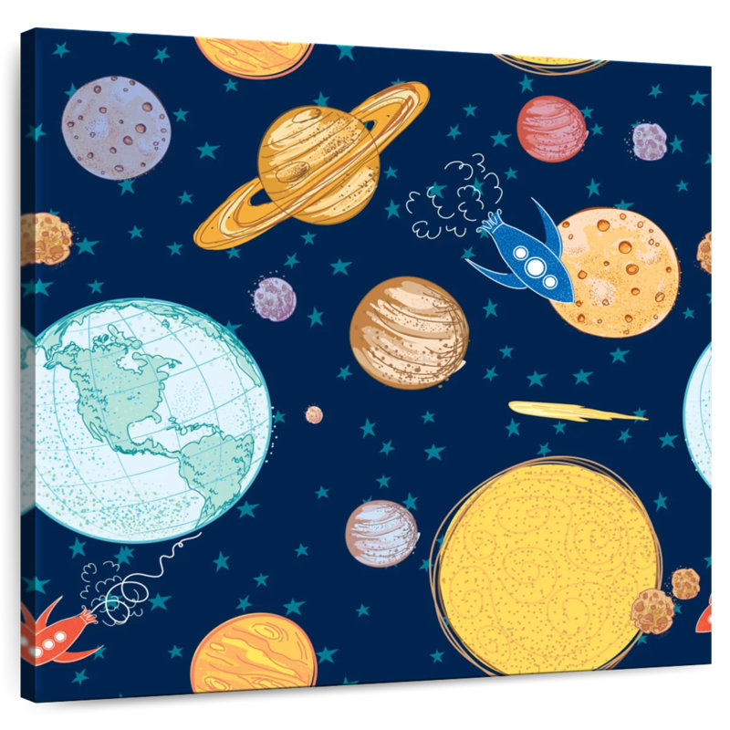 Oberle Space Journey Pattern, 39'' H x 39'' W