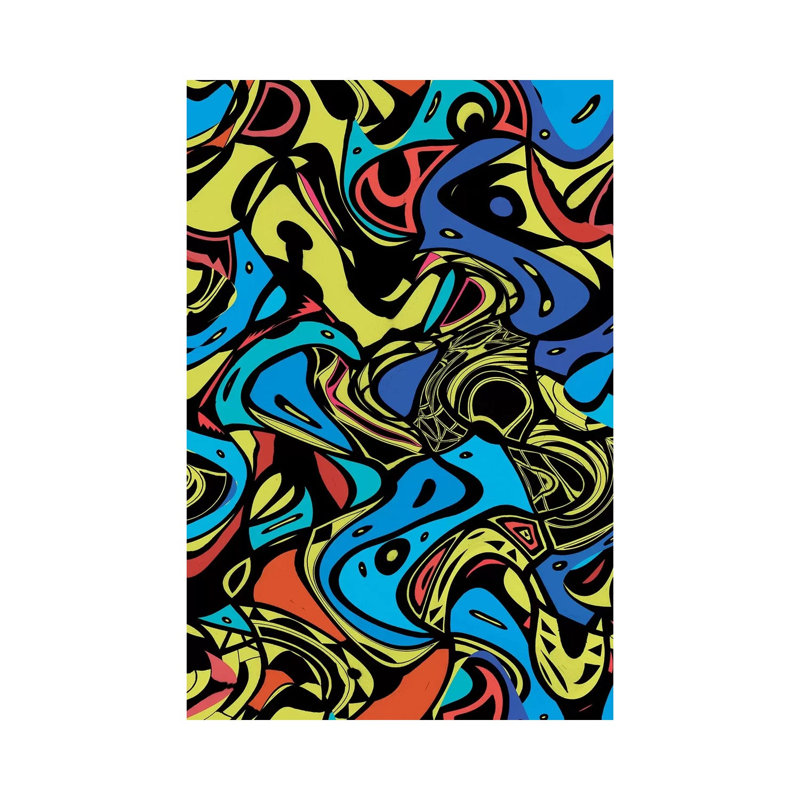 Psychedelic Renaissance I 1 Piece Wrapped Canvas Painting
