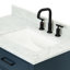 Meuble-lavabo simple Jameal de 36 po en bois massif avec comptoir en marbre de Carrare de 0,75 po et lavabo ovale dÃ©calÃ© Ã  droite-566077835-598961053-566077834