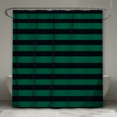 Stripes Shower Curtain -  Pattern Bathroom Decor Modern