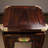 Shelving embossed with solid wood hightower