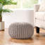 Pouf tricoté en coton 20 X 20-2074258004