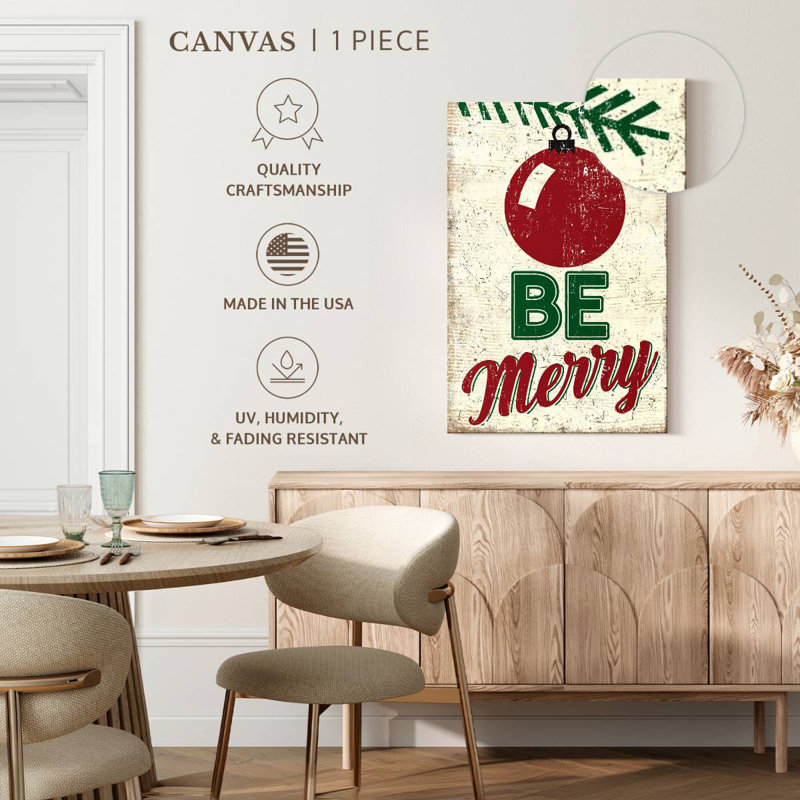 Be Merry, 24" H x 16" W