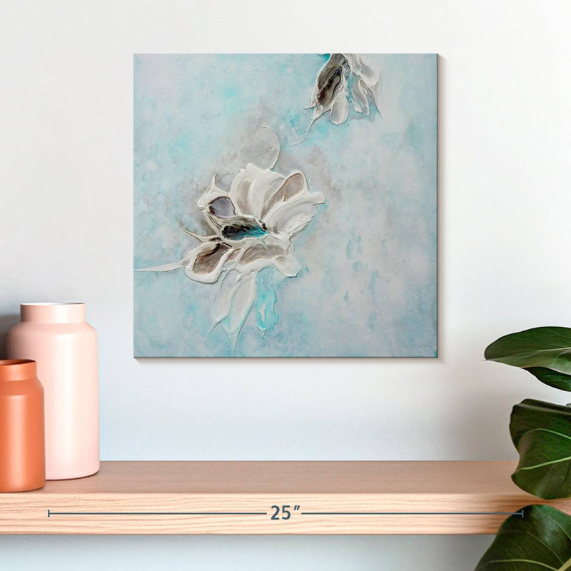 Avery dans la mer turquoise II, H 16 po x l 16 po