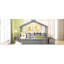 Lit simple en bois avec lit gigogne simple-124917786